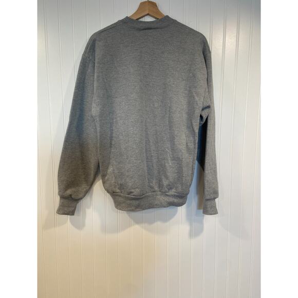 Vintage Iowa Hawkeyes Crewneck Sweatshirt Unisex Medium Gray Embroidered - Picture 5 of 5